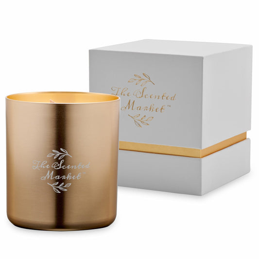 TEAKWOOD ESCAPE Wood Wick Candle 10 oz - The Scented Market