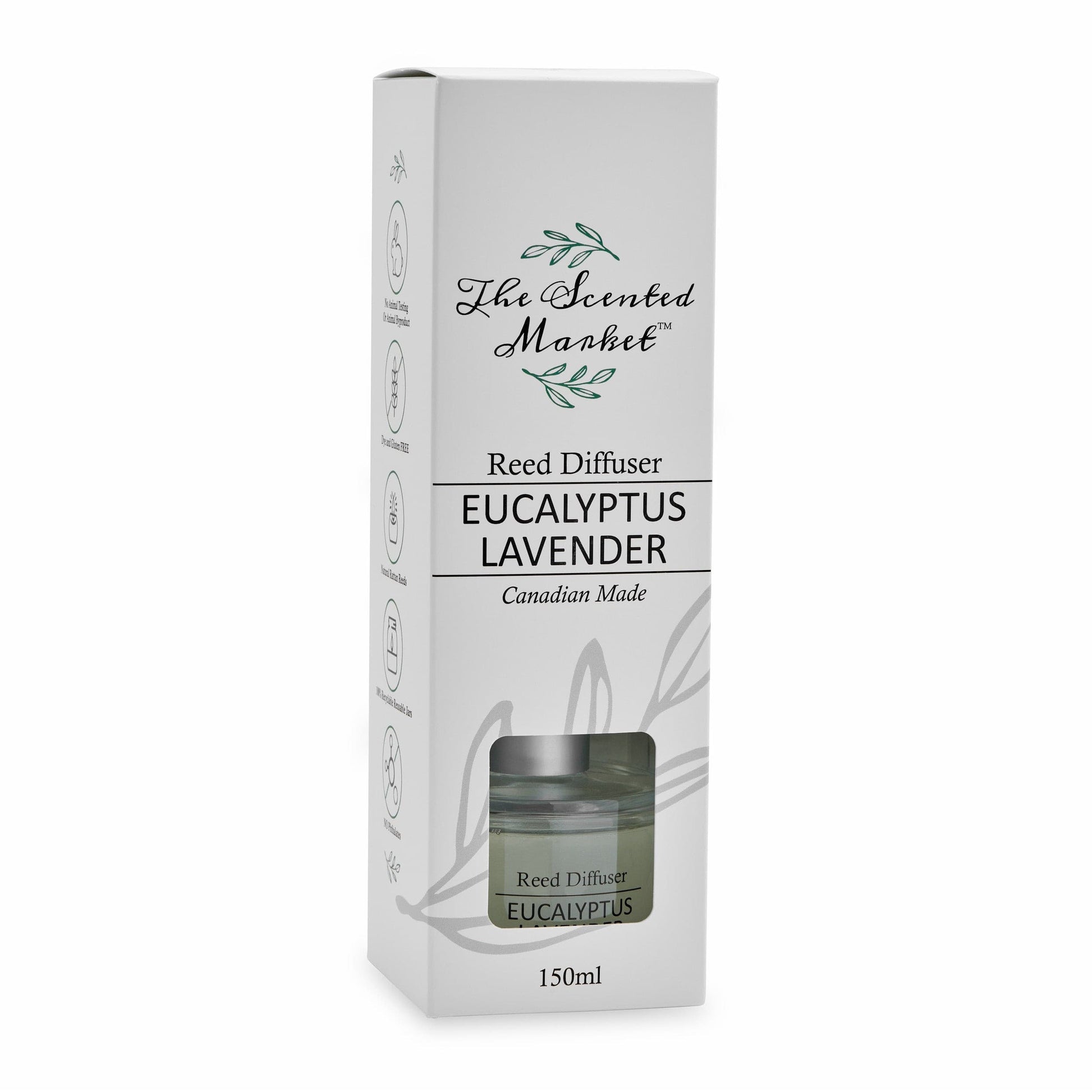 EUCALYPTUS LAVENDER Reed Diffuser - The Scented Market