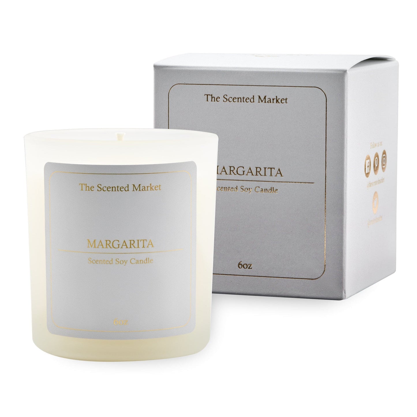 MARGARITA Soy Wax Candle 6 oz - The Scented Market