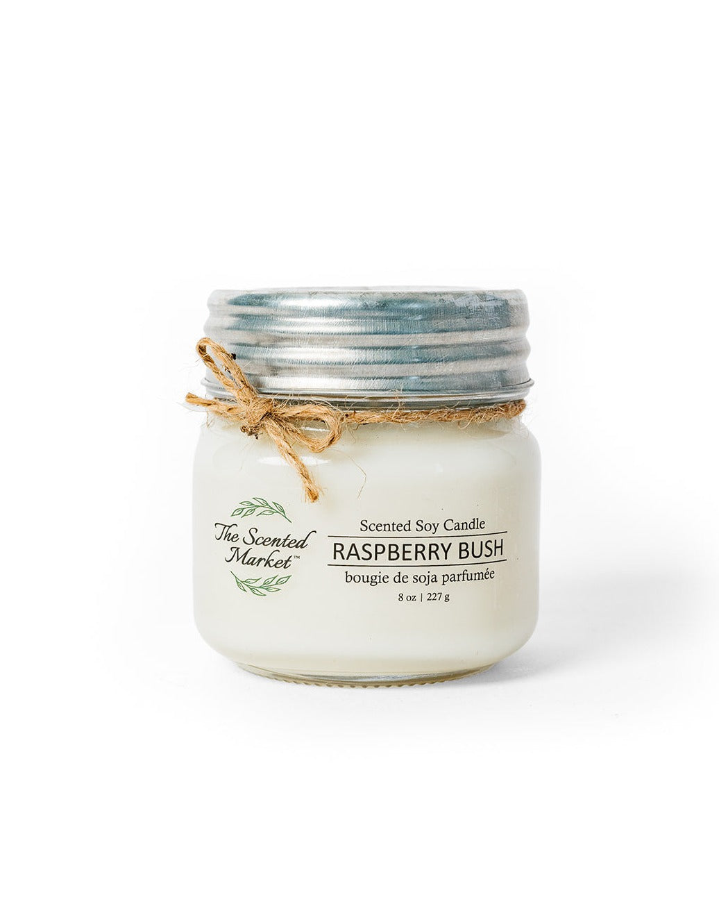 RASPBERRY BUSH Soy Wax Candle 8 oz - The Scented Market