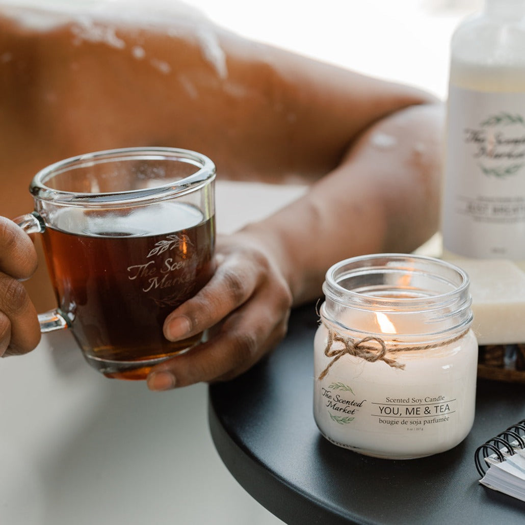 YOU, ME & TEA Soy Wax Candle 8 oz - The Scented Market
