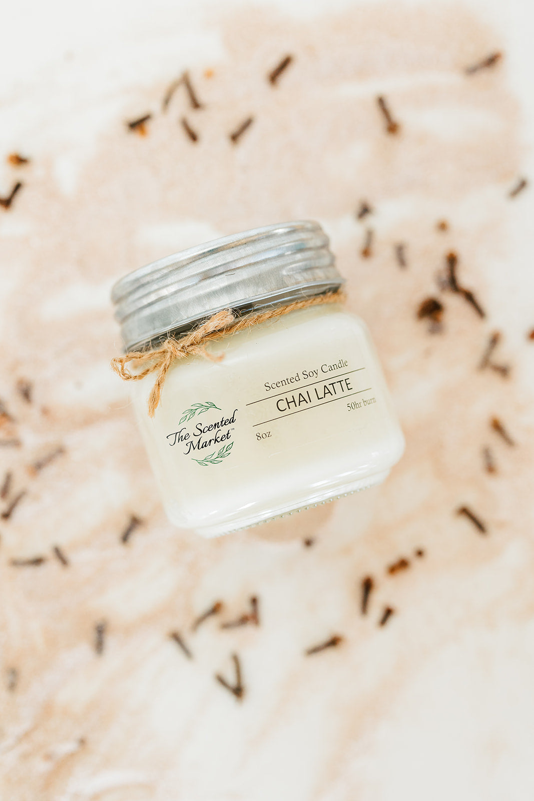 CHAI LATTE Soy Wax Candle 8 oz - The Scented Market