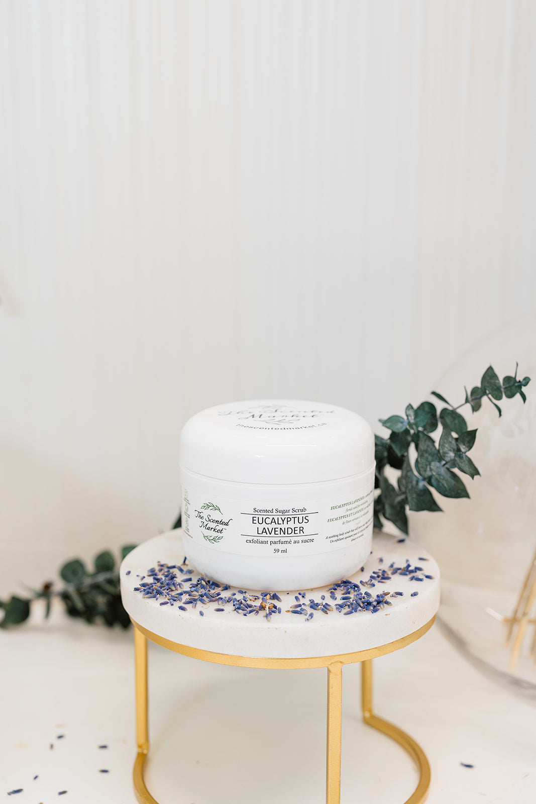 EUCALYPTUS LAVENDER Scented Sugar Scrub - The Scented Market