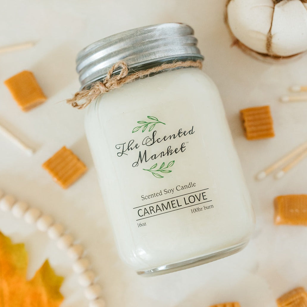 CREME CARAMEL Soy Wax Candle 16 oz - The Scented Market