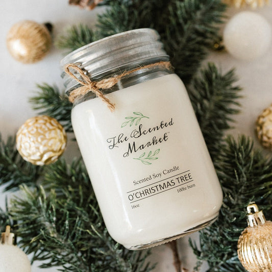 O'CHRISTMAS TREE Soy Wax Candle 16 oz - The Scented Market