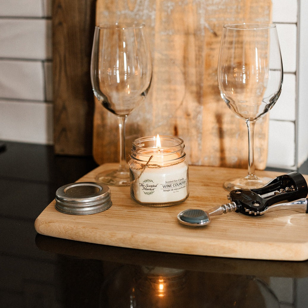WINE COUNTRY Soy Wax Candle 8oz - The Scented Market