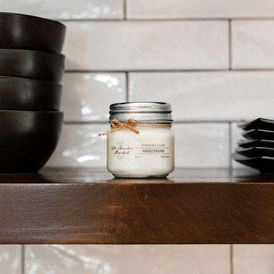 HANDYMAN Soy Wax Candle 8 oz - The Scented Market