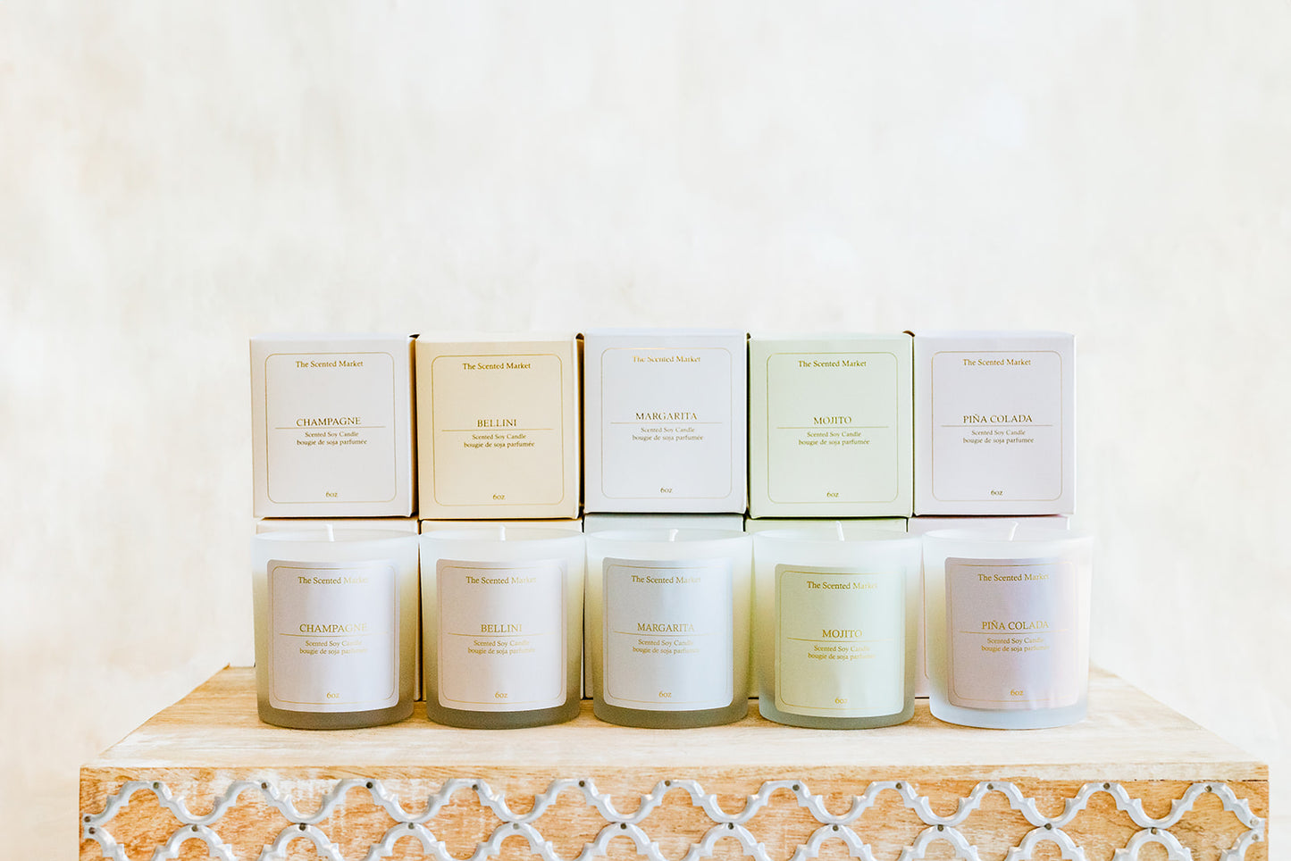 PIÑA COLADA Cocktail Soy Wax Candle 6 oz