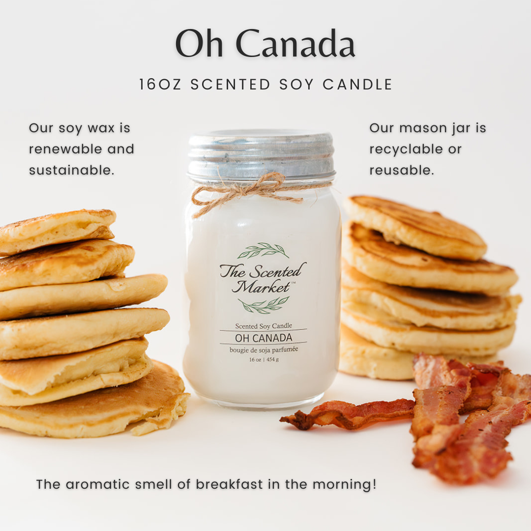 OH CANADA Soy Wax Candle 16 oz