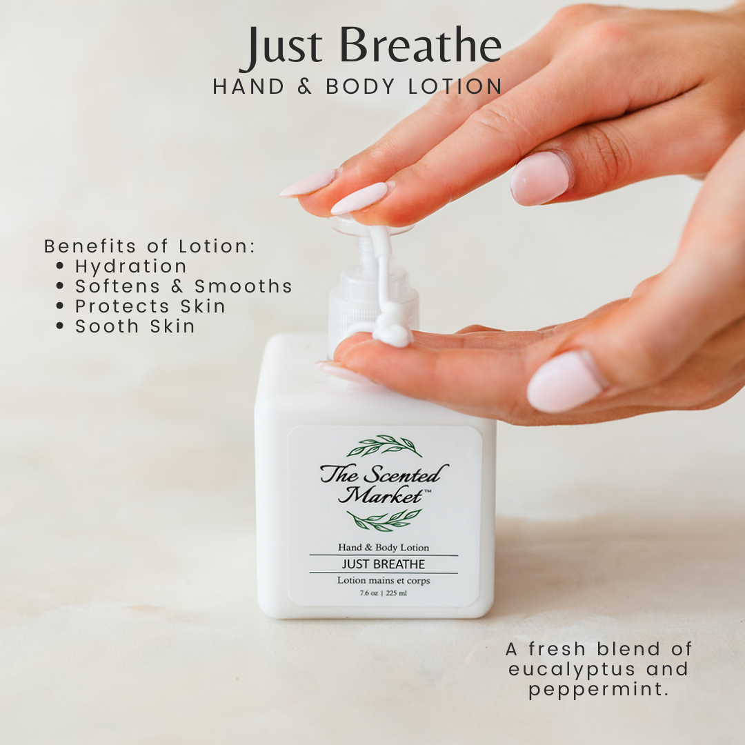 JUST BREATHE Hand & Body Lotion - The Scented Market