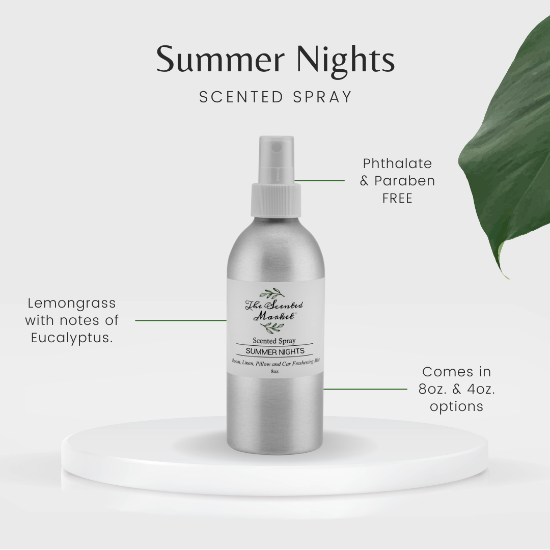 SUMMER NIGHTS Scented Spray 4 oz - The Scented Market