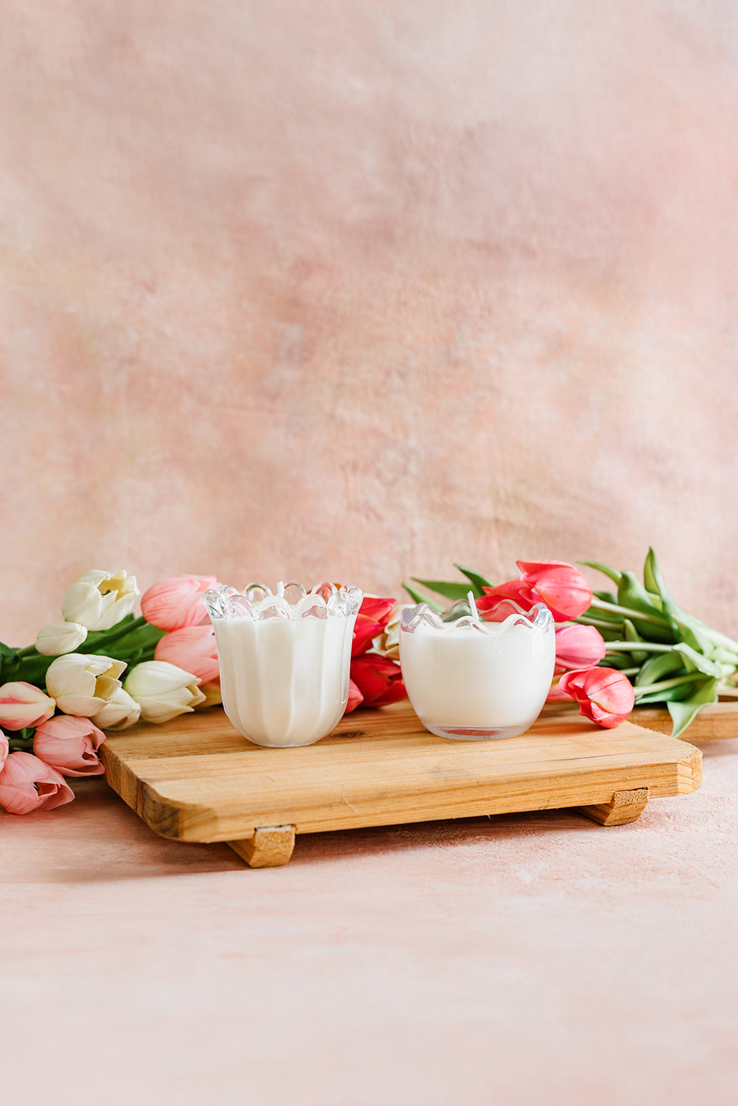 Tulip Bulb and Cracked Egg Candle Combo - The Scented Market