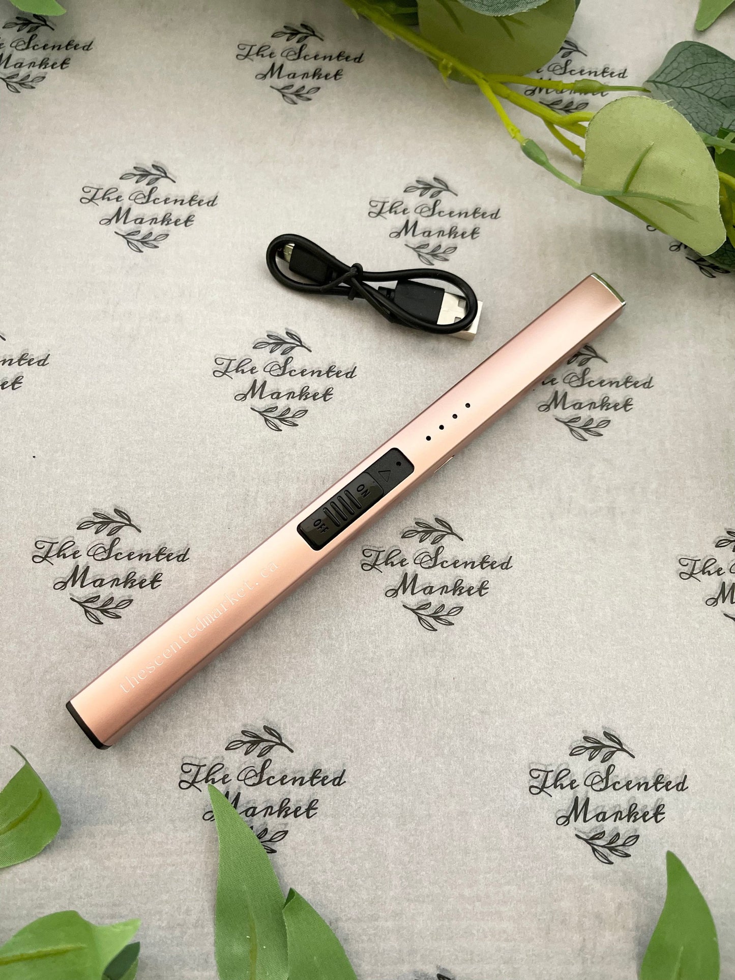 LIGHTER - USB Rechargeable Rose Gold - The Scented Market