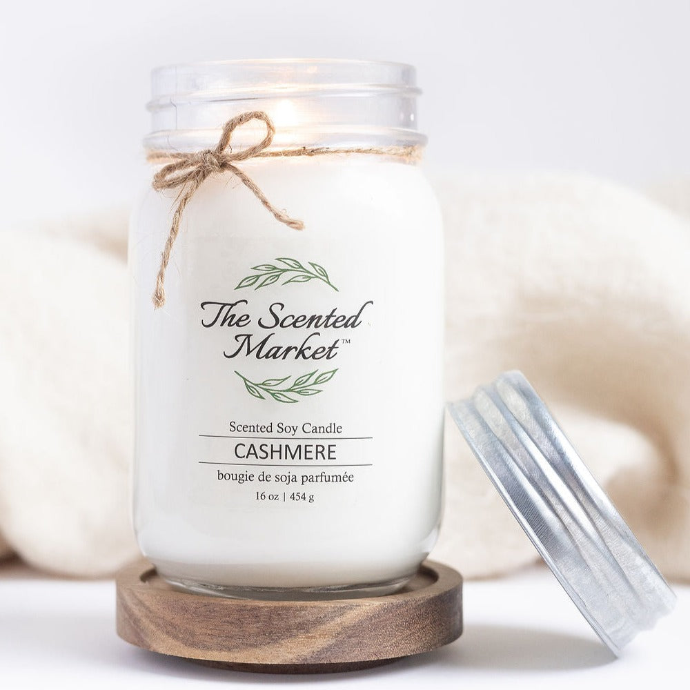 CASHMERE Soy Wax Candle 16 oz - The Scented Market 