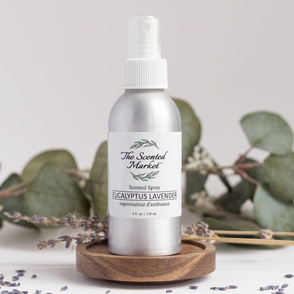 EUCALYPTUS LAVENDER Scented Spray 4 oz - The Scented Market 