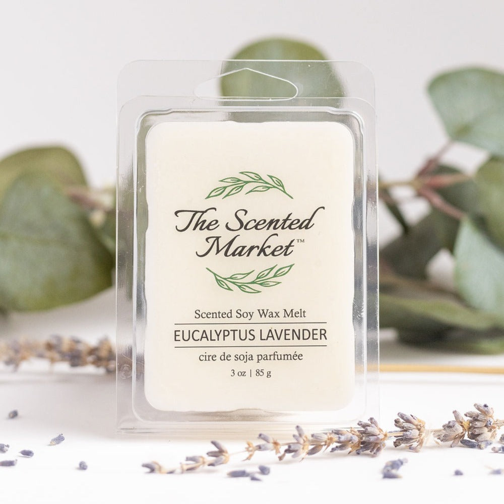 EUCALYPTUS LAVENDER Soy Wax Melt - The Scented Market 