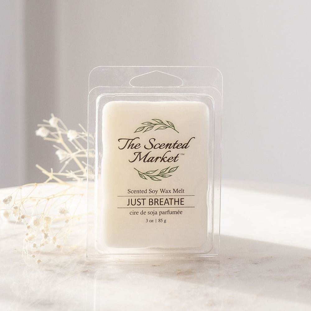 JUST BREATHE Soy Wax Melt - The Scented Market 