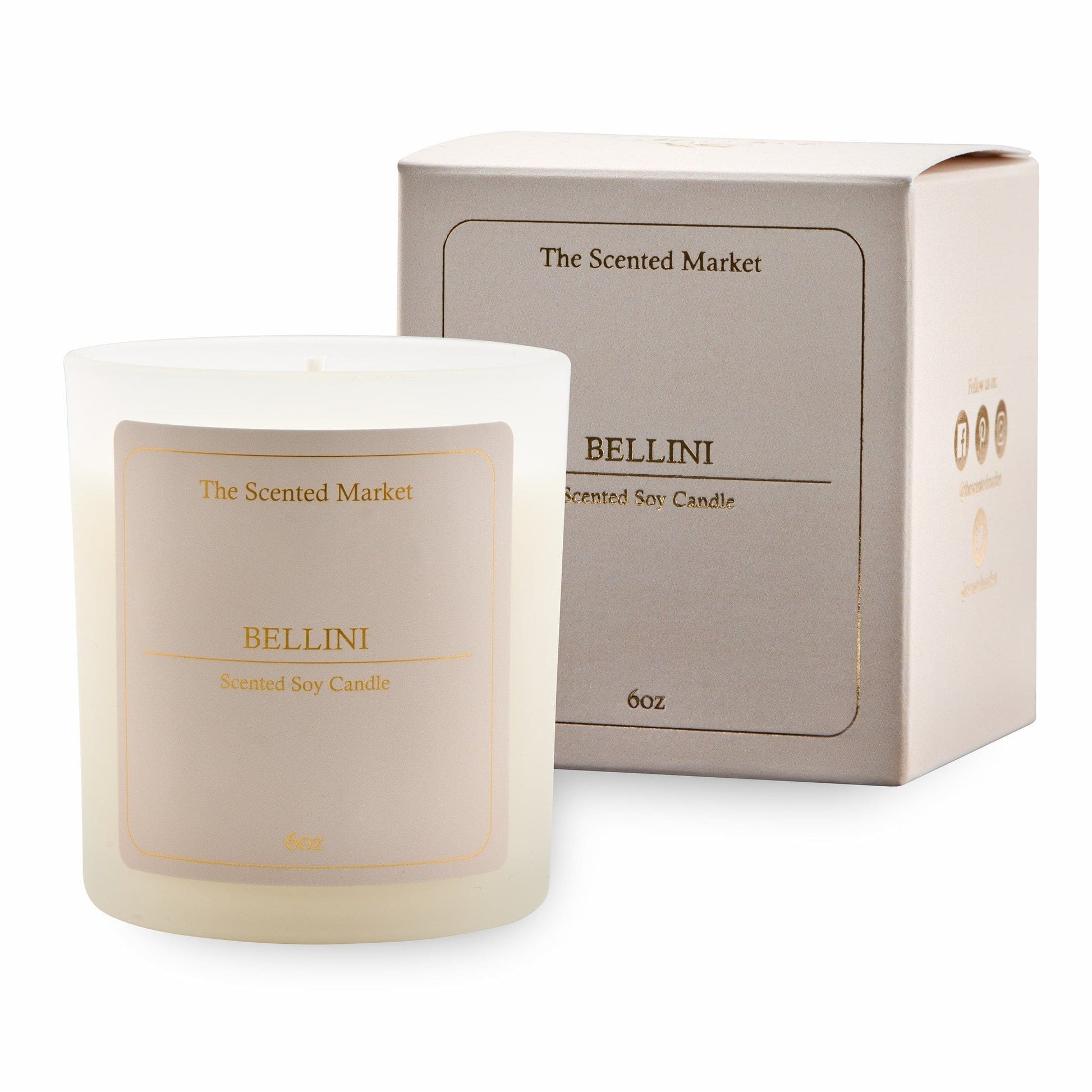 BELLINI Soy Wax Candle 6 oz - The Scented Market 