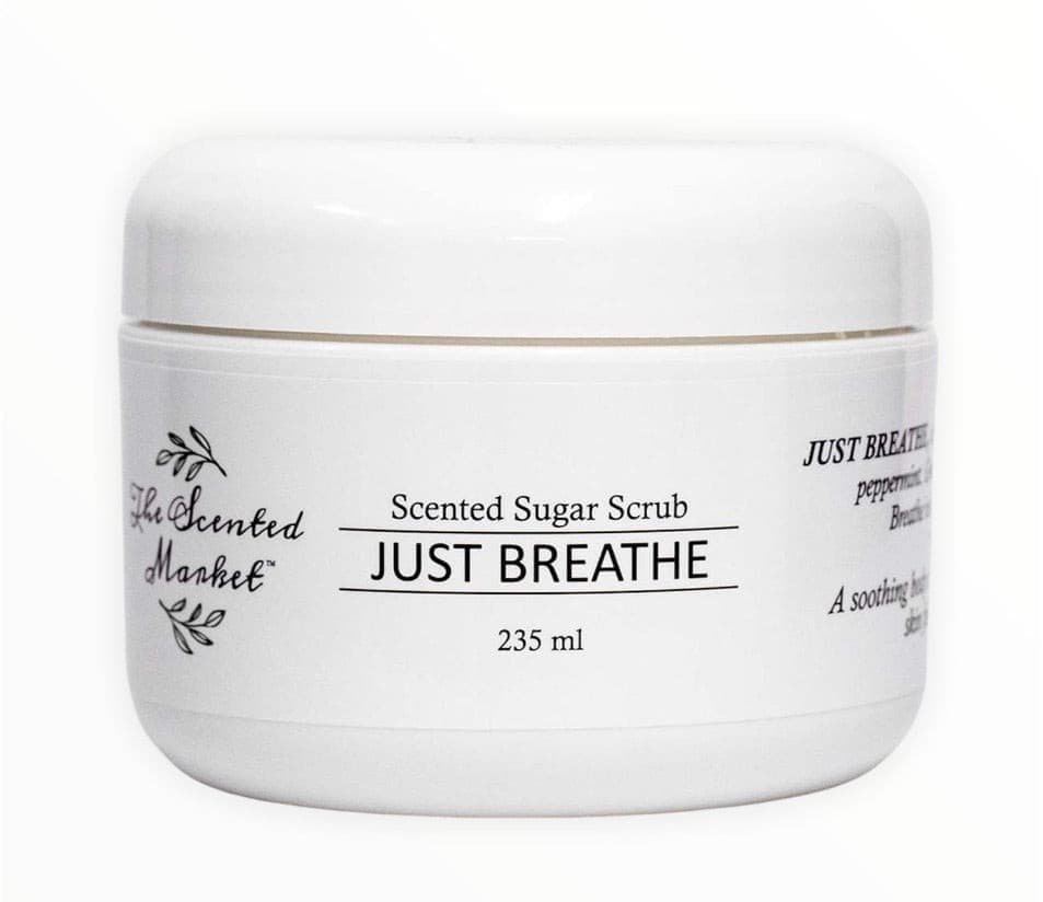 JUST BREATHE Scented Sugar Scrub - The Scented Market 