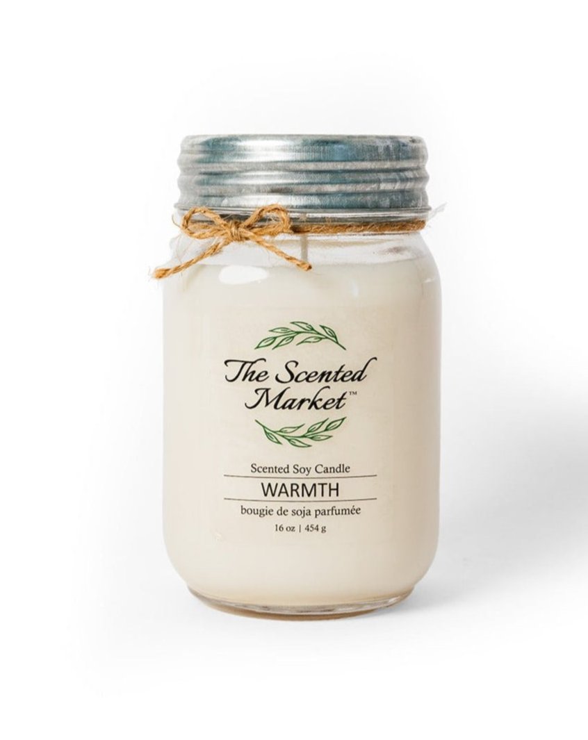 WARMTH Soy Wax Candle 16 oz - The Scented Market 