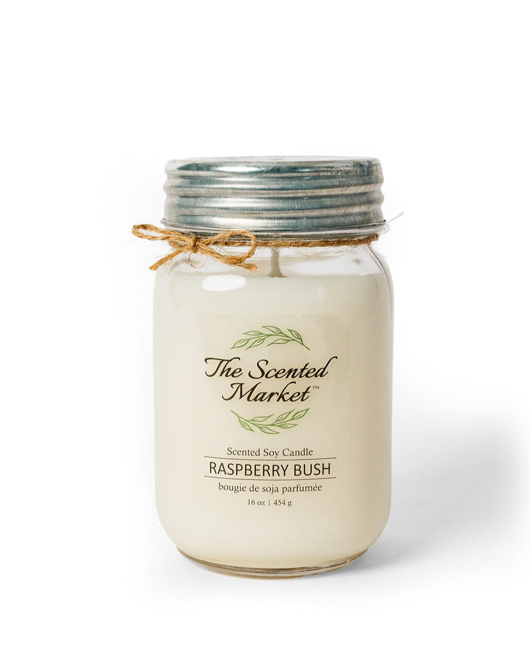 RASPBERRY BUSH Soy Wax Candle 16 oz - The Scented Market 