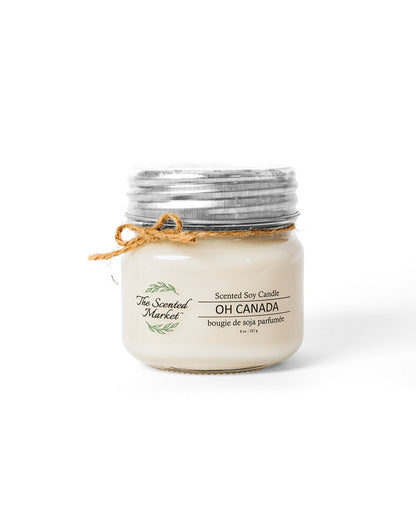 OH CANADA Soy Wax Candle 8 oz - The Scented Market 