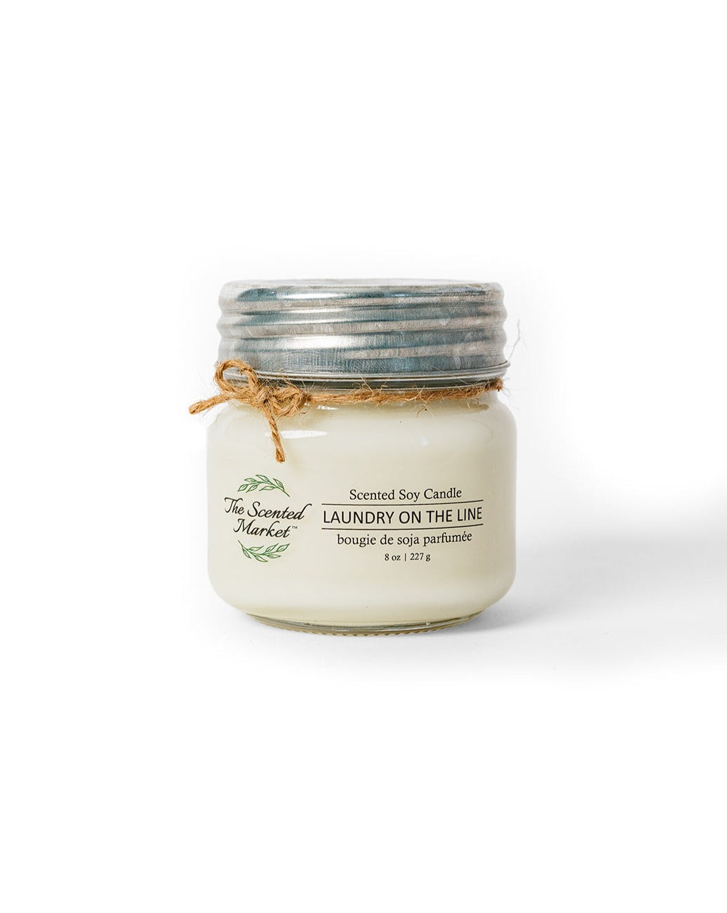 LAUNDRY ON THE LINE Soy Wax Candle 8 oz - The Scented Market 