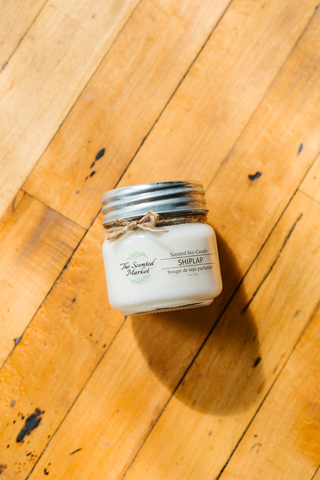 SHIPLAP Soy Wax Candle 8 oz - The Scented Market 