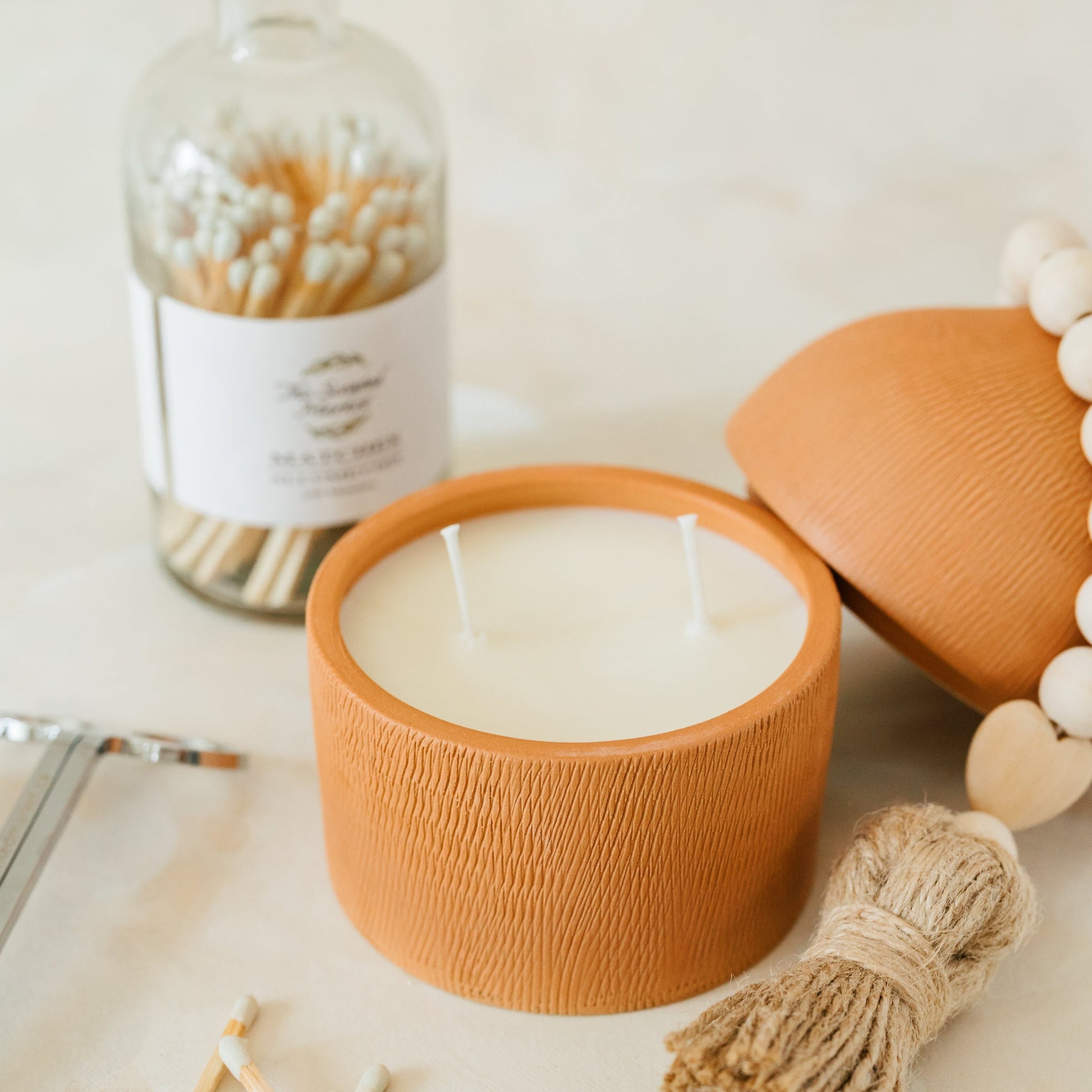 Clay Collection - CLAY Soy Wax Candle - The Scented Market 