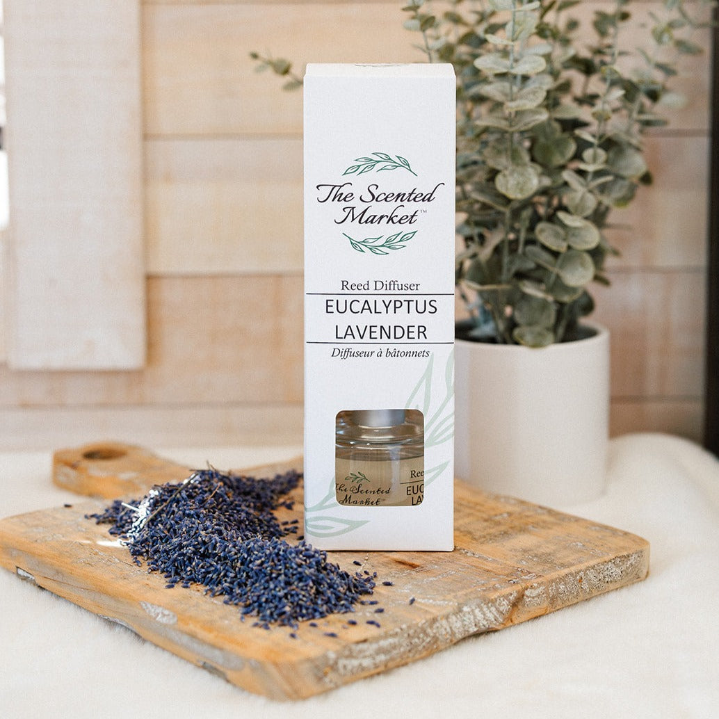 EUCALYPTUS LAVENDER Reed Diffuser - The Scented Market 