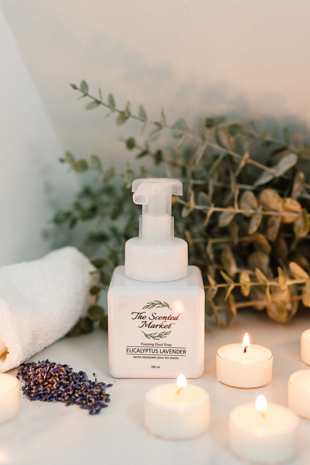 EUCALYPTUS LAVENDER Foaming Hand Soap - The Scented Market 