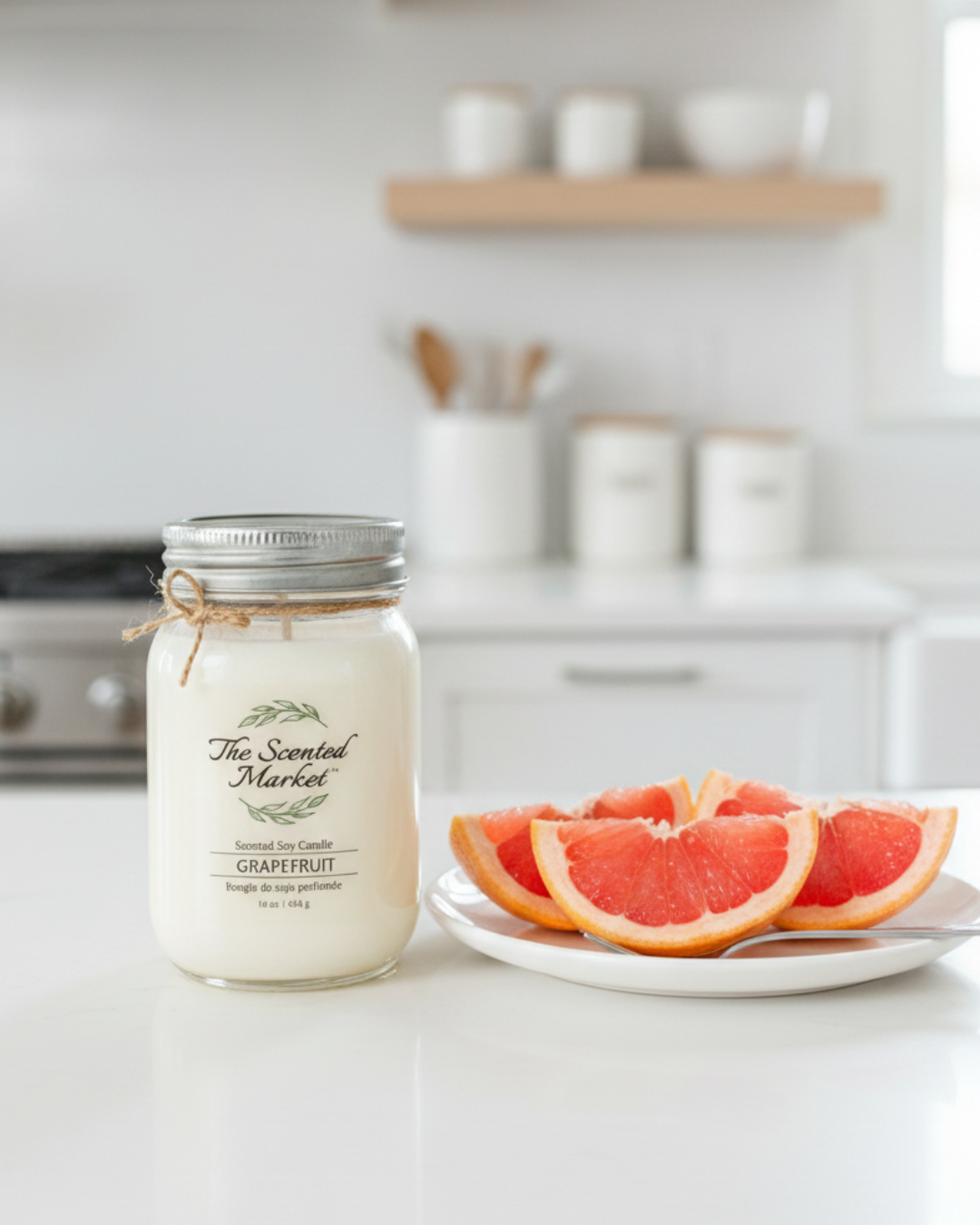 GRAPEFRUIT Soy Wax Candle 16 oz