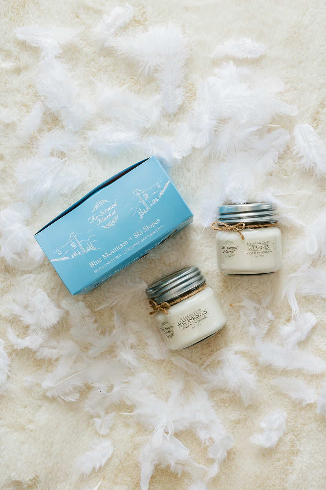 Blue Mountain Candle Gift Set – Fresh, Crisp, and Outdoorsy Scents