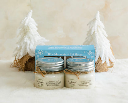 Blue Mountain Candle Gift Set – Fresh, Crisp, and Outdoorsy Scents