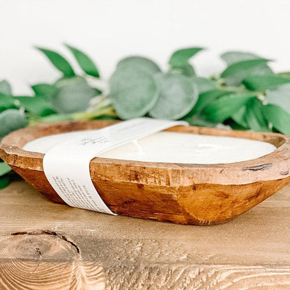 Brown Oval Dough Bowl - CINNAMON BUN - The Scented Market  Candles   