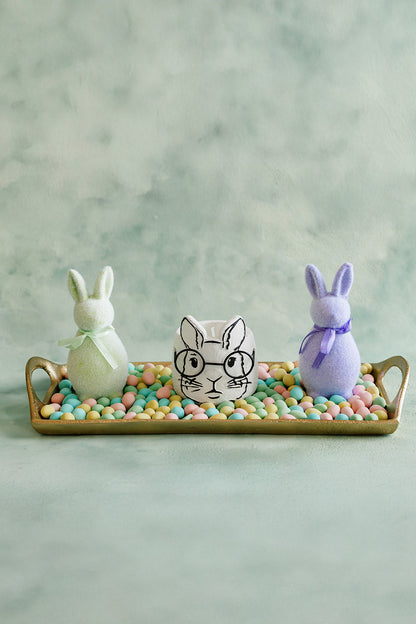 Rabbit with Glasses Candle – Cute & Whimsical Scented Décor