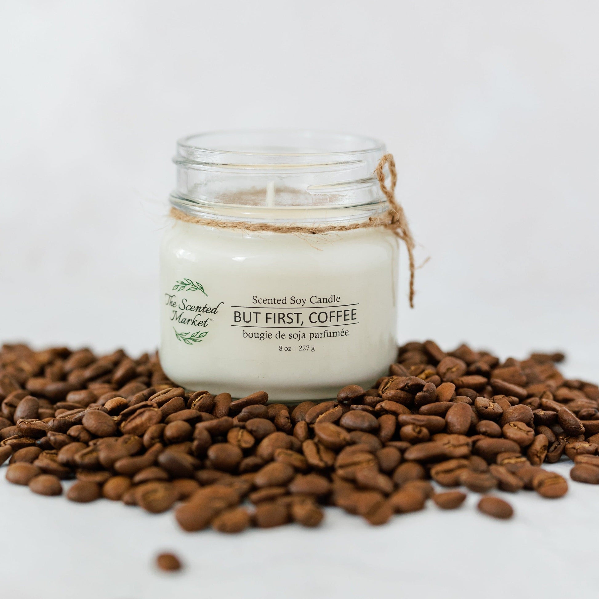 BUT FIRST, COFFEE Soy Wax Candle 8 oz - The Scented Market 