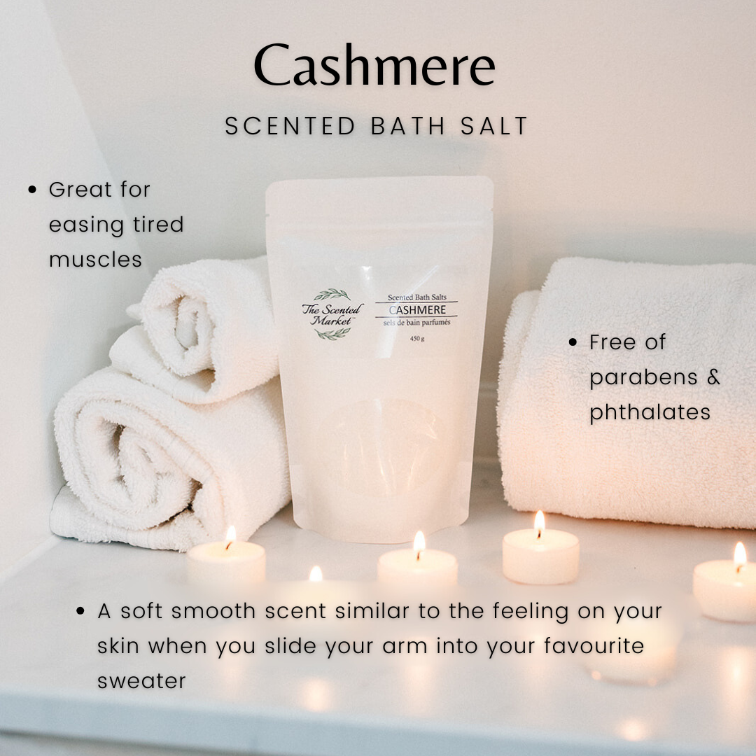 CASHMERE Bath Salt - The Scented Market  Bath Additives   