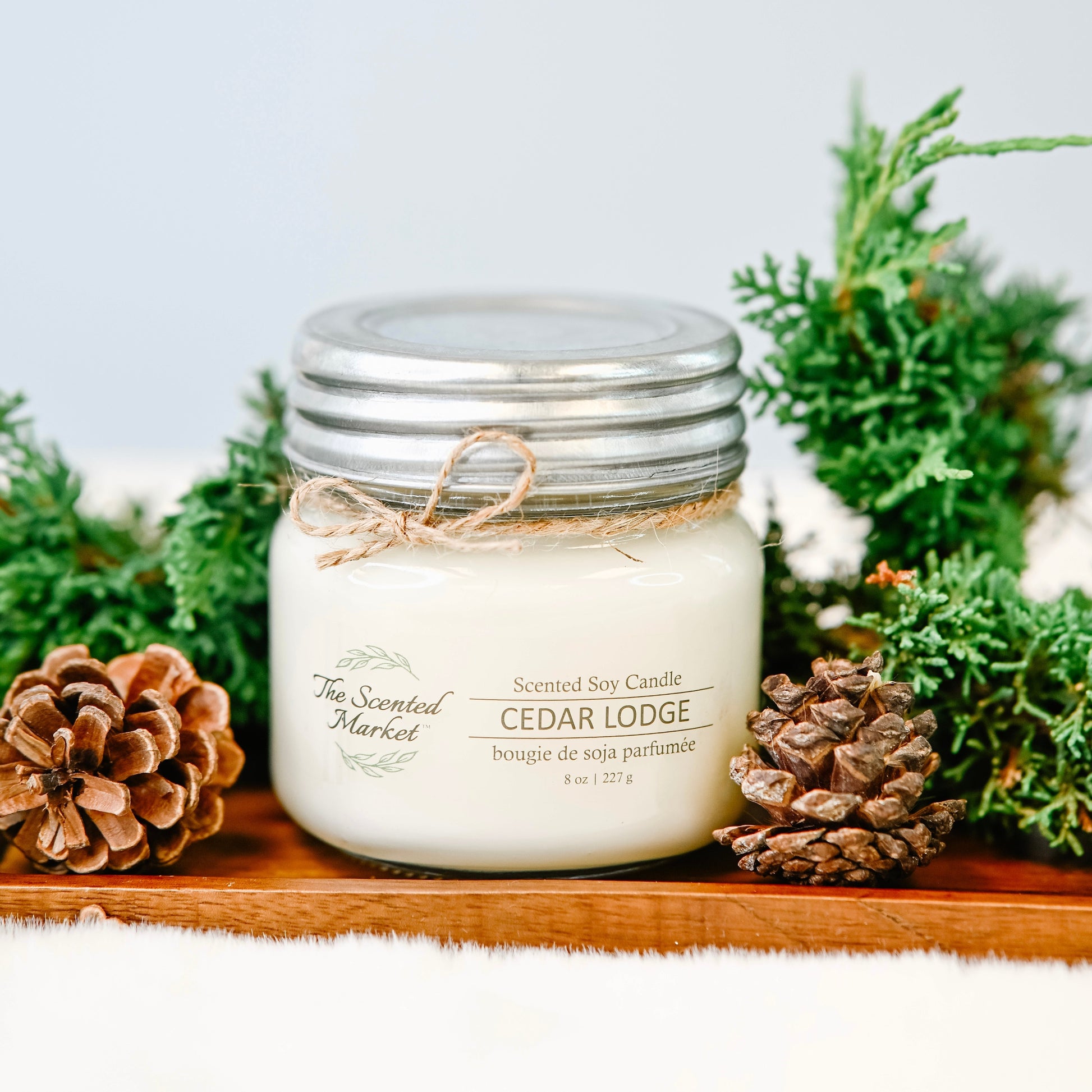 CEDAR LODGE - Scent of the Month December - The Scented Market  Candles   