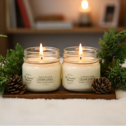CEDAR LODGE - Scent of the Month December - The Scented Market  Candles   