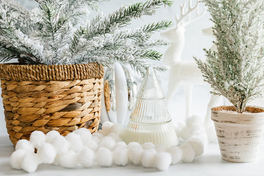 Glass Christmas Tree Soy Wax Candle 14 oz - O'CHRISTMAS TREE