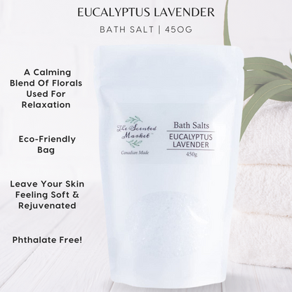 EUCALYPTUS LAVENDER Bath Salt - The Scented Market 