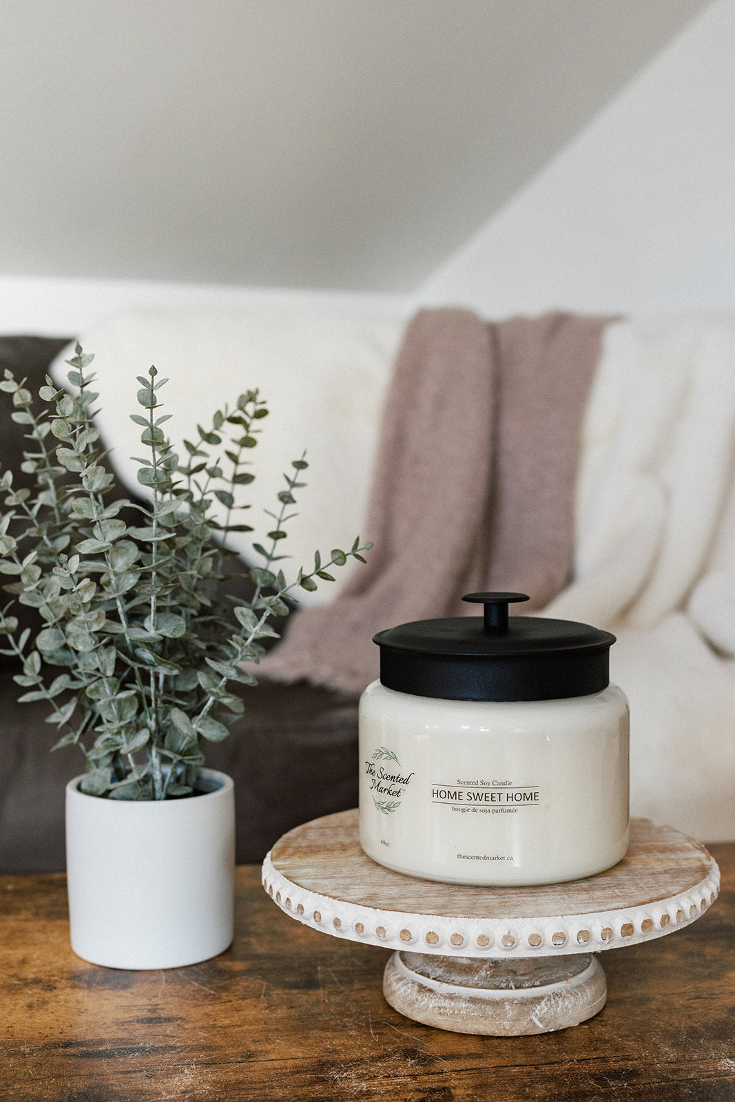 Pick Your Own Scent Soy Candle | Home Sweet Home Label | Large 4 Wick Candle | Long Lasting Home Fragrance | 64 oz