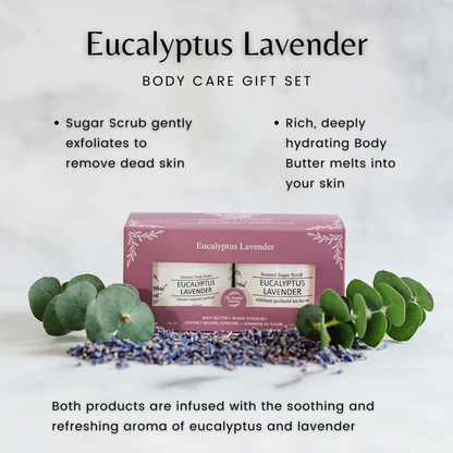 Eucalyptus Lavender Body Care Gift Set: Luxurious Skincare for Soft, Smooth Skin