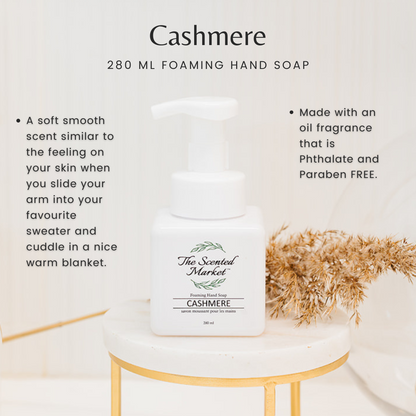 Cashmere Foaming Hand Soap – Luxurious & Gentle Cleanser