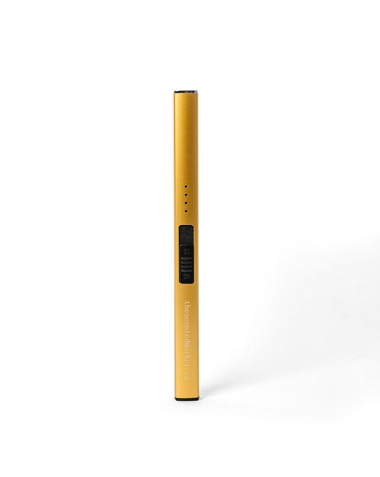 LIGHTER - USB Rechargeable Gold - The Scented Market  Lighters & Matches   