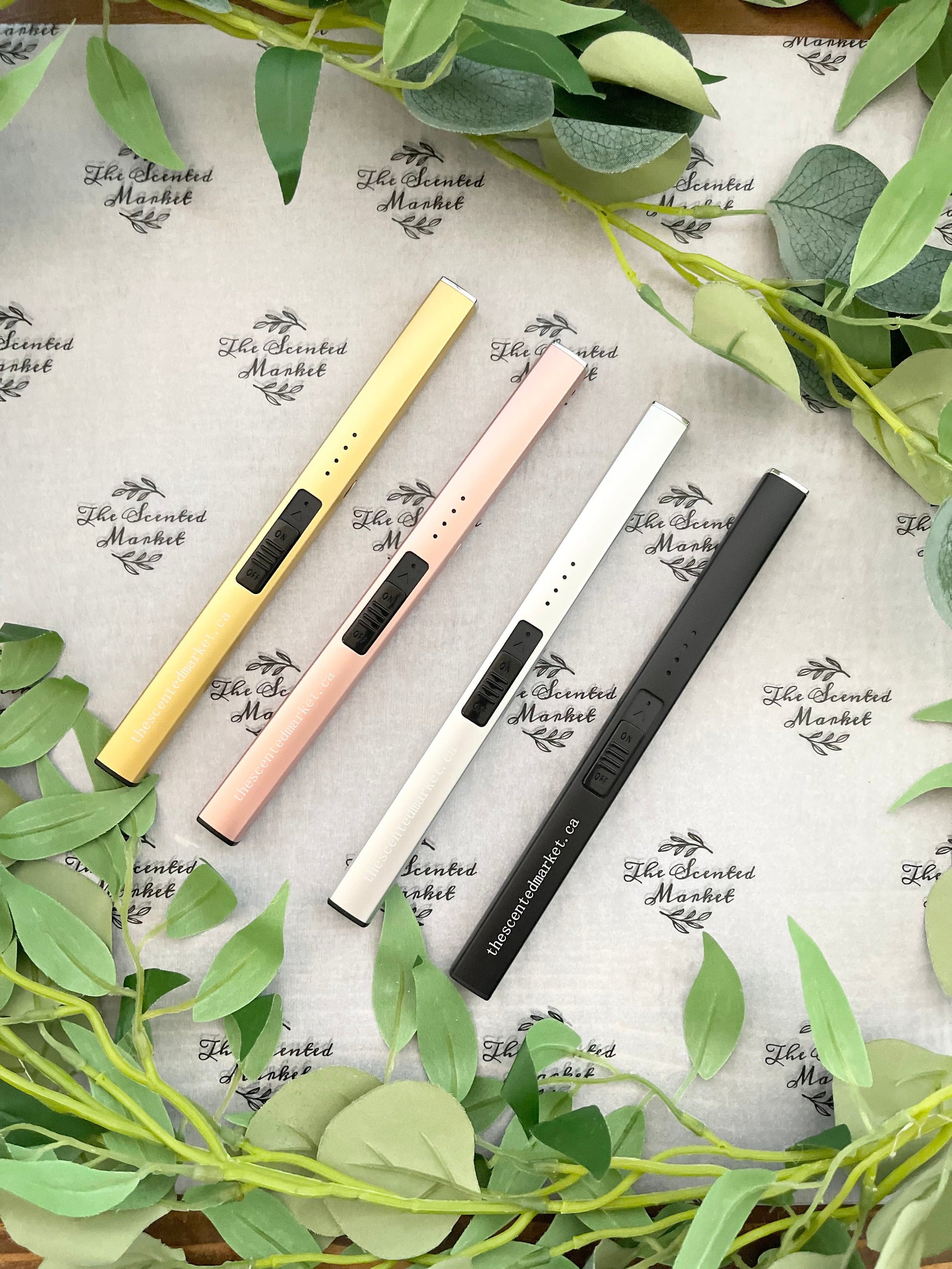 LIGHTER - USB Rechargeable Silver - The Scented Market  Lighters & Matches   