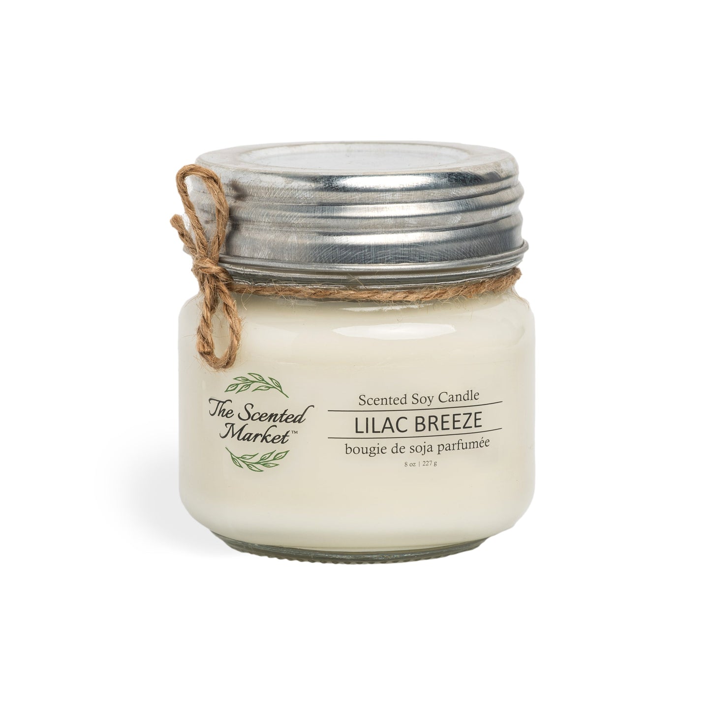 LILAC BREEZE Soy Wax Candle 8 oz - The Scented Market  Candles   
