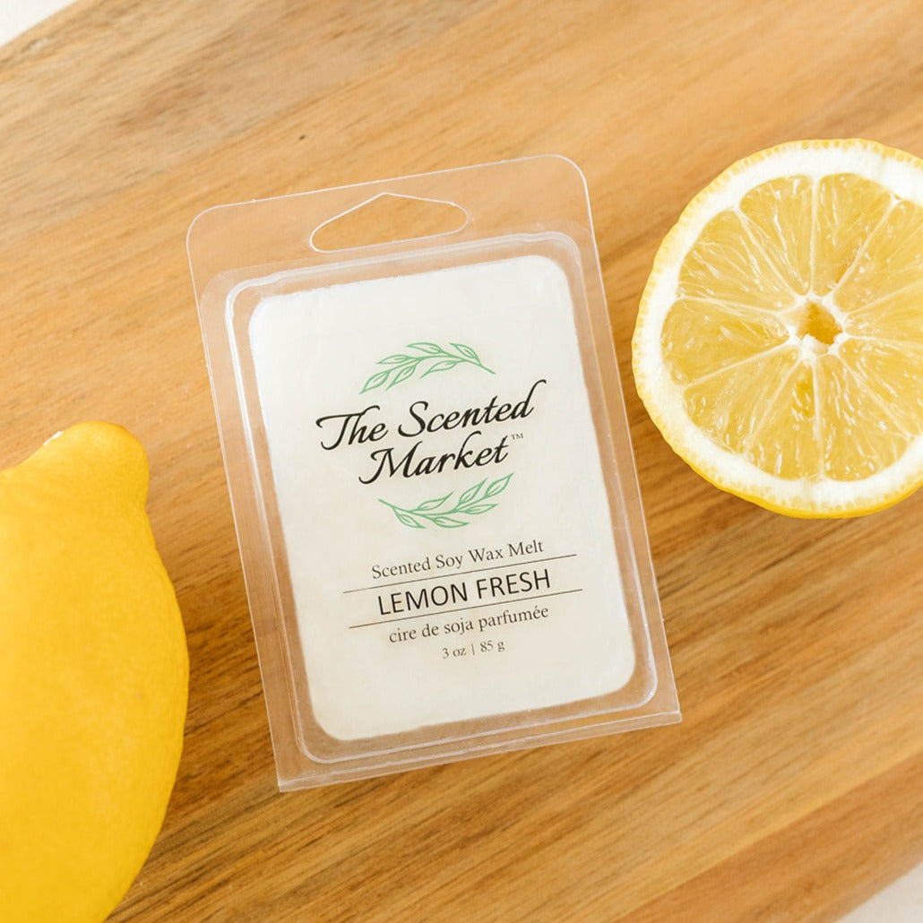 LEMON FRESH Soy Wax Melt - The Scented Market 