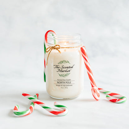 NORTH POLE Soy Wax Candle 16 oz - The Scented Market  Candles   